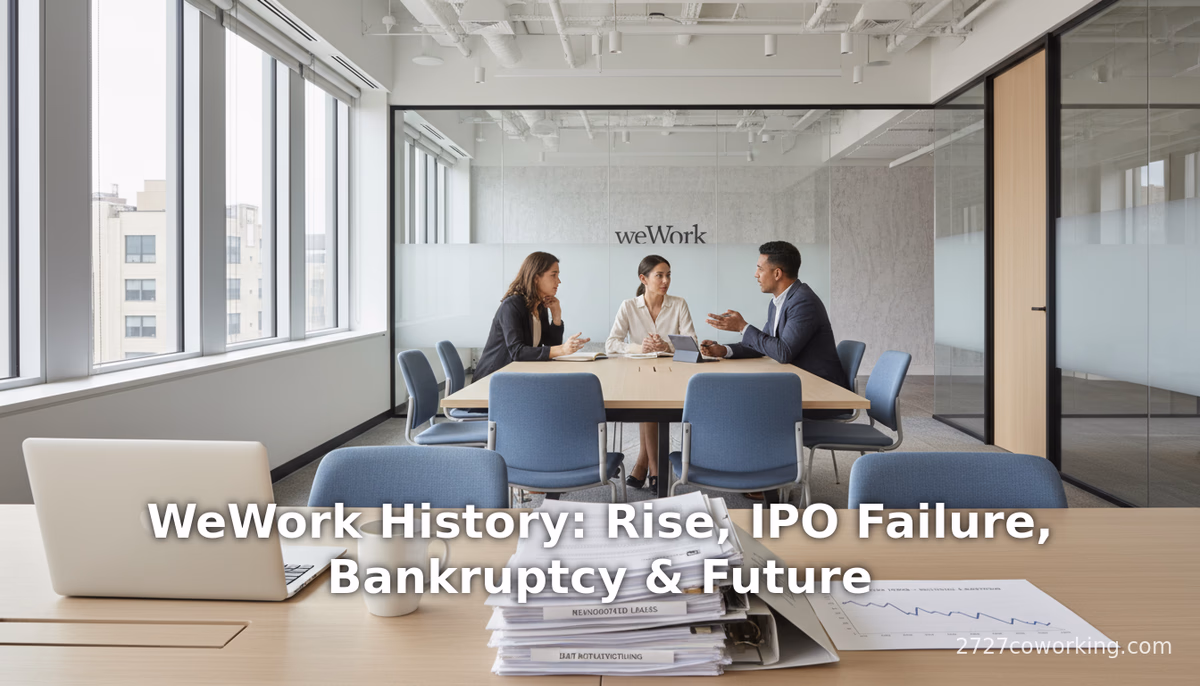 WeWork History: Rise, IPO Failure, Bankruptcy & Future