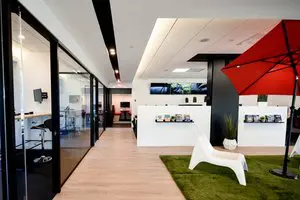 24/7 office access with keycard entry system